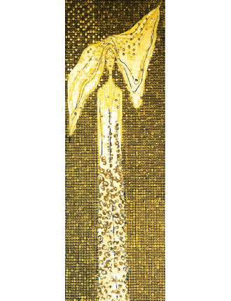 Obraz Znikanie I – tusz i złoto na płótnie – Marzena Królikowska-Kukuła2