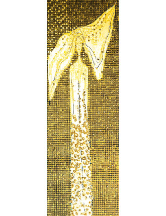 Obraz Znikanie I – tusz i złoto na płótnie – Marzena Królikowska-Kukuła5